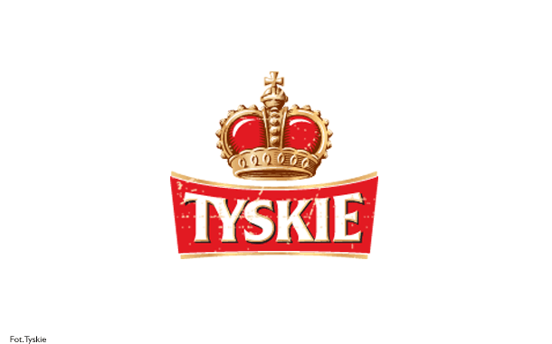 Logo Tyskie — marka, przy której pracował Aleksander Serdiukow