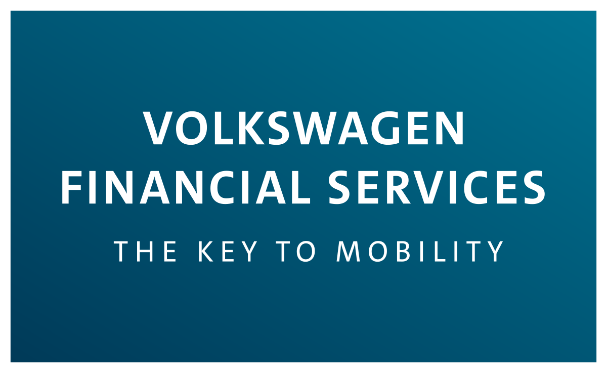 Logo Volkswagen Financial Services — marka, przy której pracował Aleksander Serdiukow